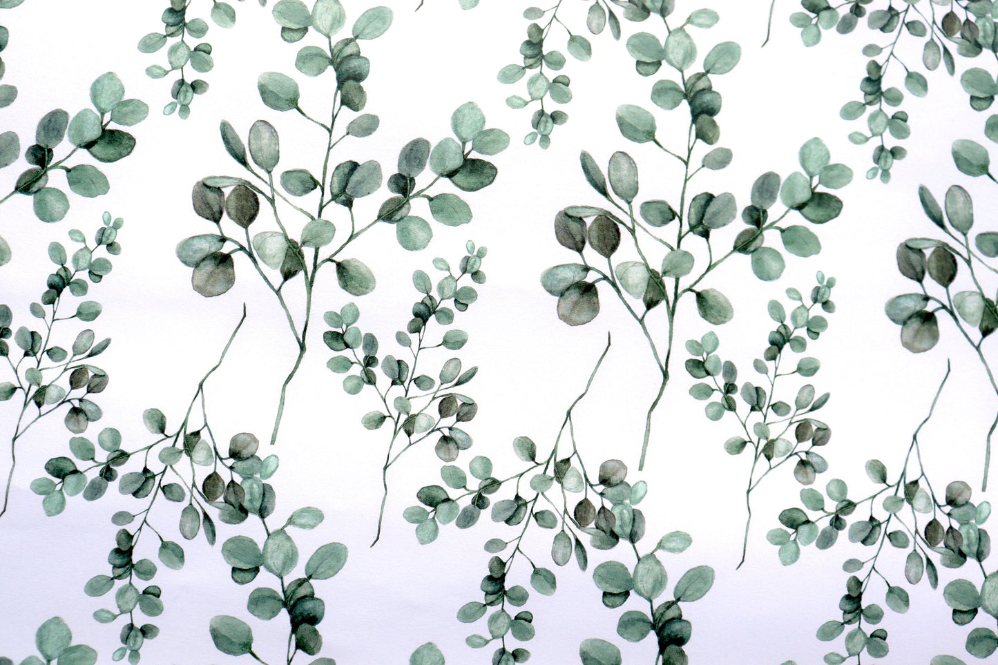 Watercolour Eucalyptus Wrapping Paper, Christmas Gift Wrap, Botanical Gift Paper, Leaf Pattern Gift Wrap Sheets