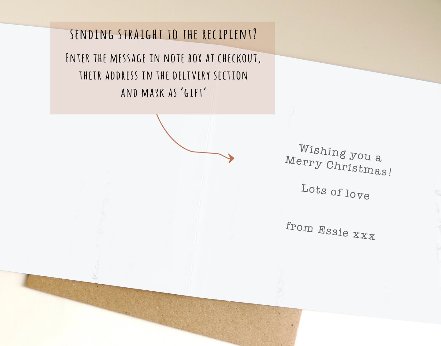 Sleeping Fox Christmas Card, Winter Snow Illustrated Watercolour Holiday Animal Greetings Card