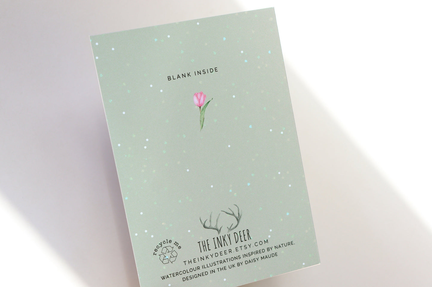 Pastel Tulips Birthday Card for Mum Grandma Sister, Floral Watercolour Illustrated Greetings Card A6