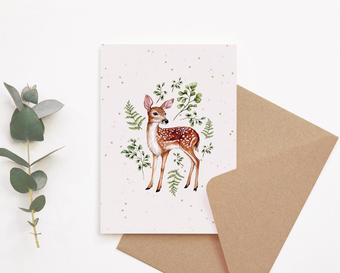 The Inky Deer Gift Set - Illustrated Nature Inspired Stationery Bundle Gift Box