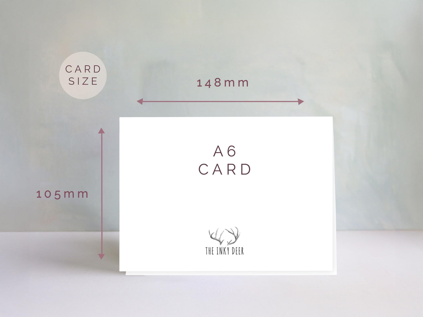 Peace On Earth Christmas Card, Two Turtle Doves, Watercolour Illustrated Xmas Greetings Card - A6